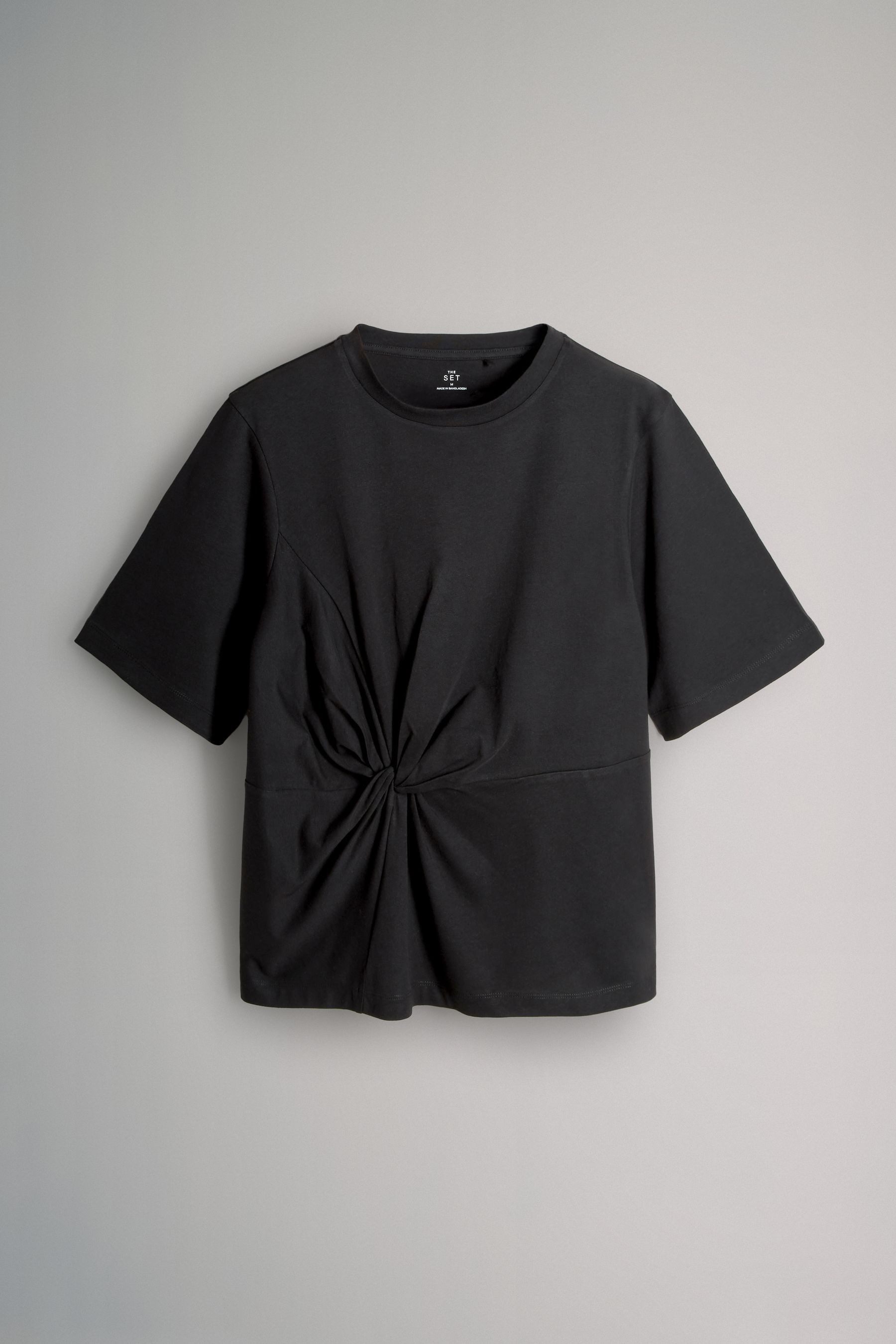 The Set T-Shirt The Set T-Shirts mit Knotendetail, 3er-Pack (3-tlg) – Bild 4 von 5
