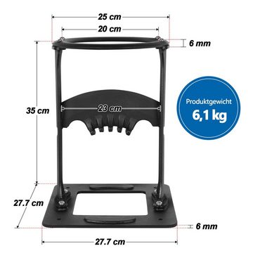 HomeMiYN Holzspalter Manueller Holzspalter Tragbarer Brennholzspalter Sicherer Holzhacker
