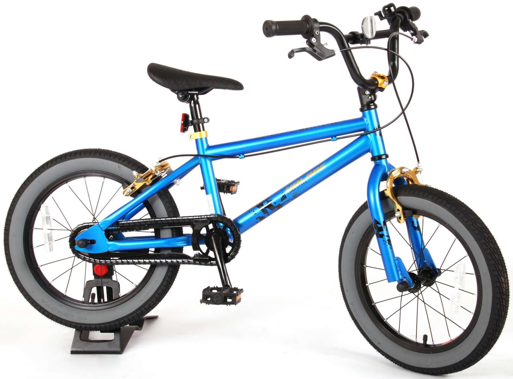 Volare Kinderfahrrad Cool Rider Prime Collection - in verschiedenen Farben und Größen, 95% zusammengebaut, bis 60 kg, blau, schwarz oder weiß, Luftbereifung | Kinderfahrräder