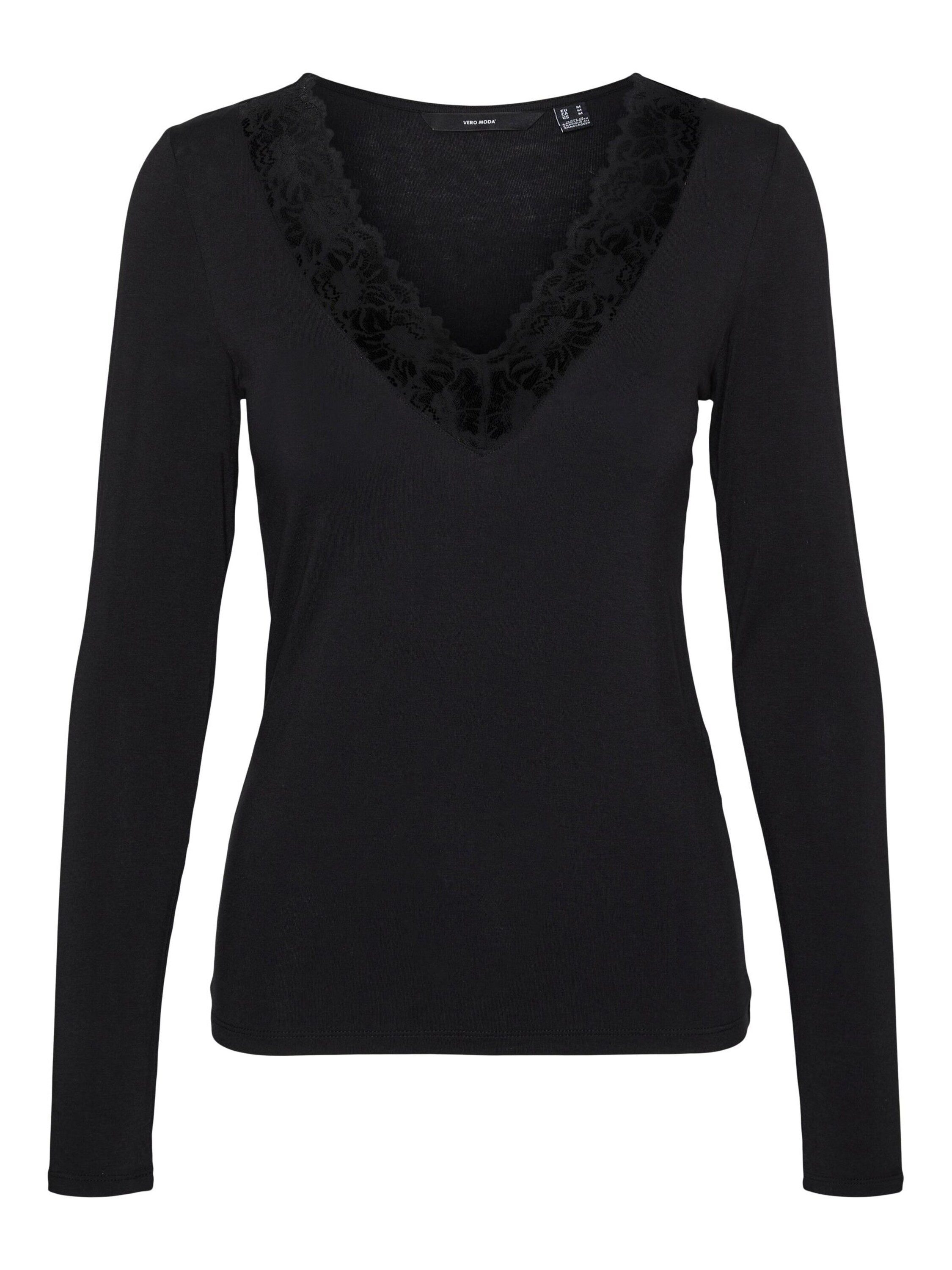Vero Moda Langarmshirt VMRosa (1-tlg) Spitze günstig online kaufen
