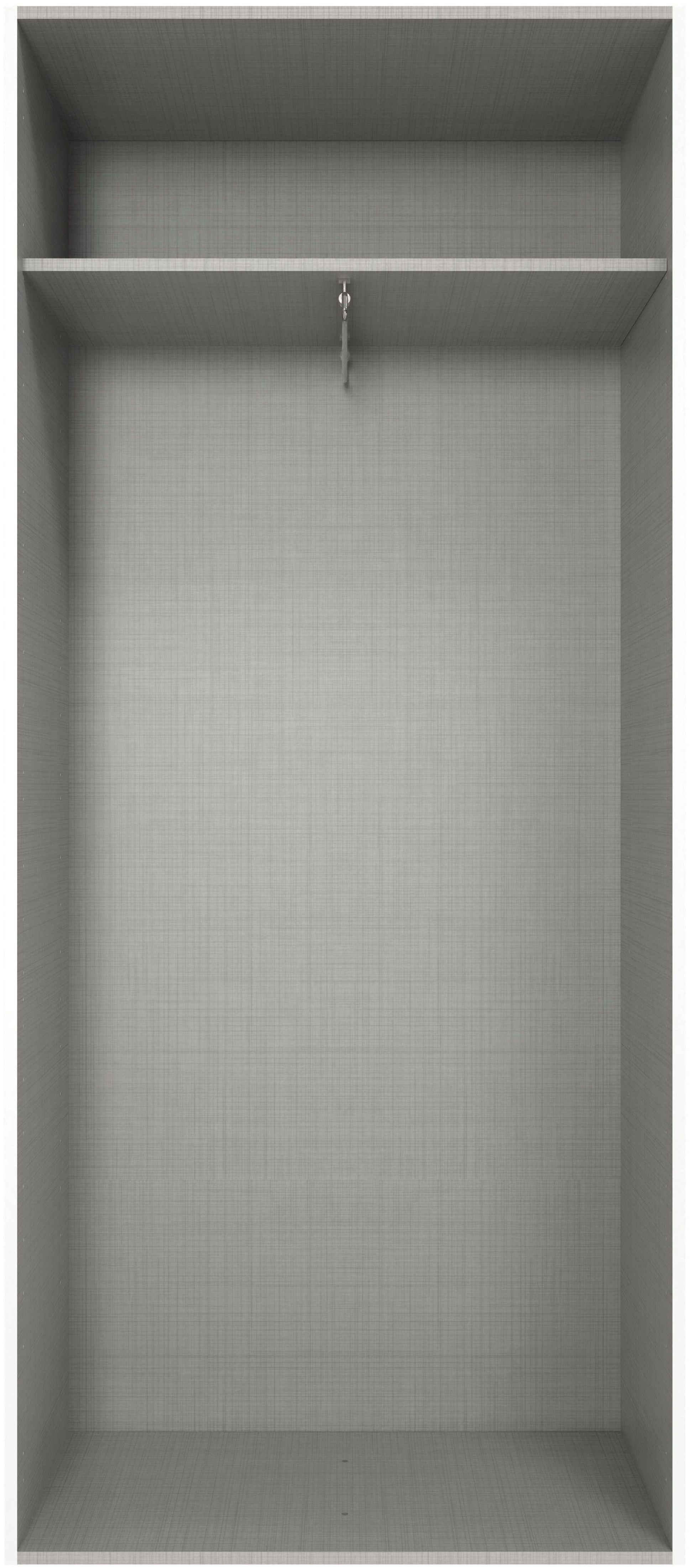 Wimex Kleiderschrank Mugano,in 3 Breiten, 2 Tiefen, viele Farben, Made in Germany (in Basic oder Premium Ausstattung) mit kurzen Griffen aus Metall