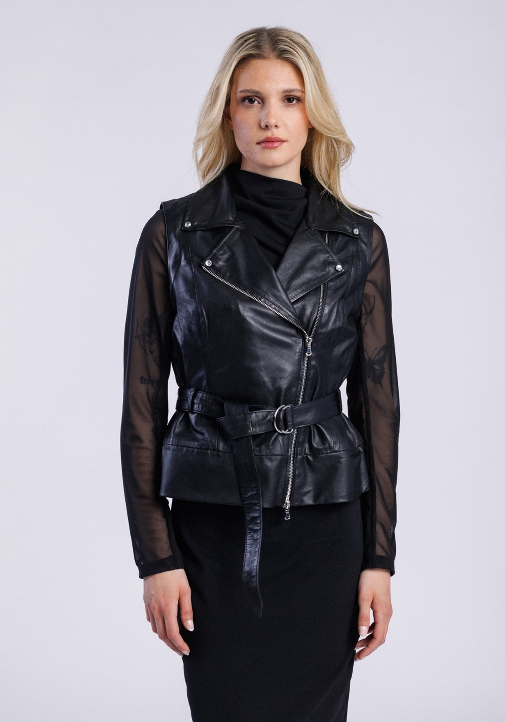 Freaky Nation Lederjacke Party Love-FN