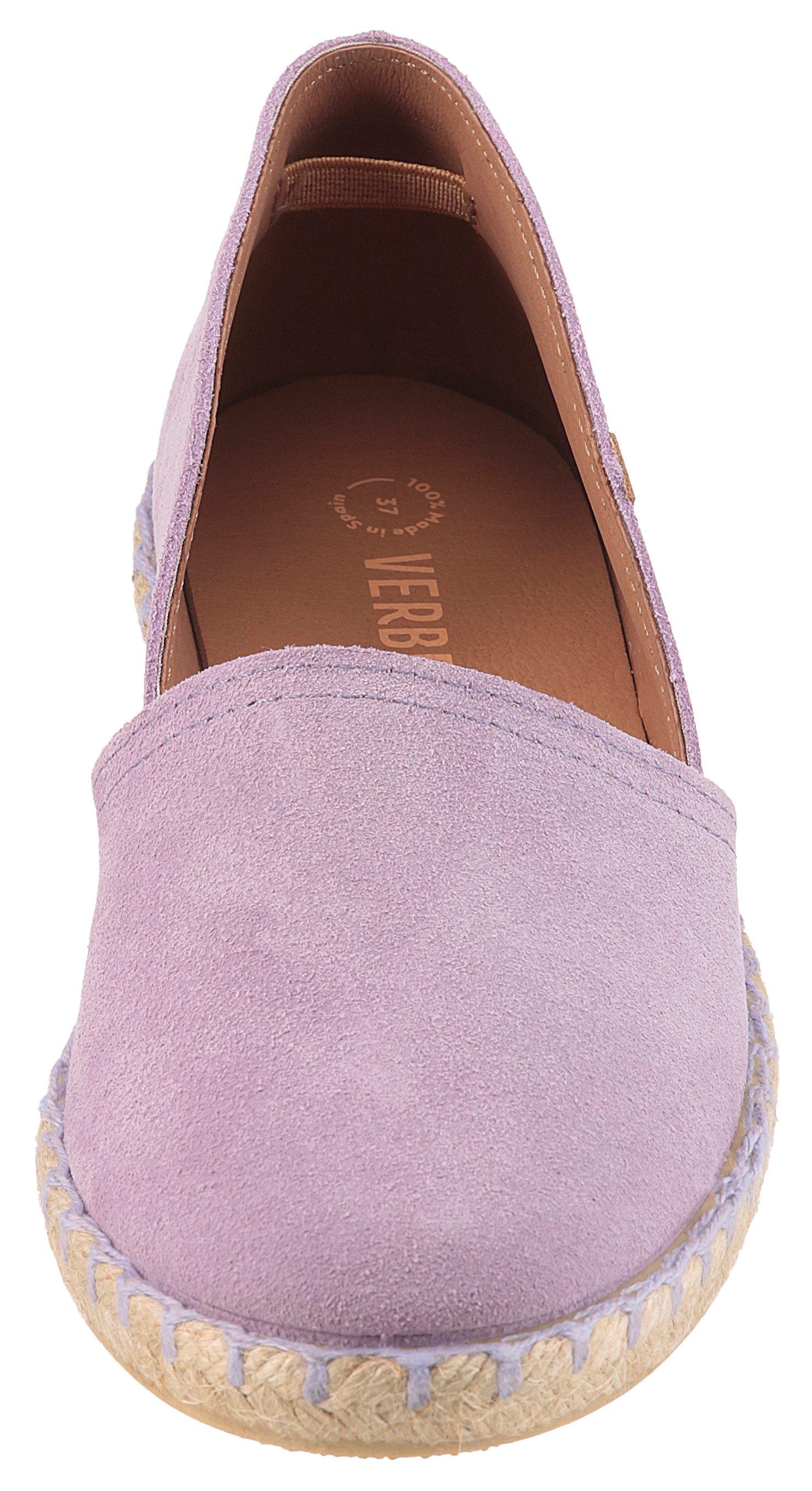 VERBENAS CARMEN SERRAJE Espadrille, Schlupfschuh, Sommerschuh, Loafer mit typischem Jute-Rahmen