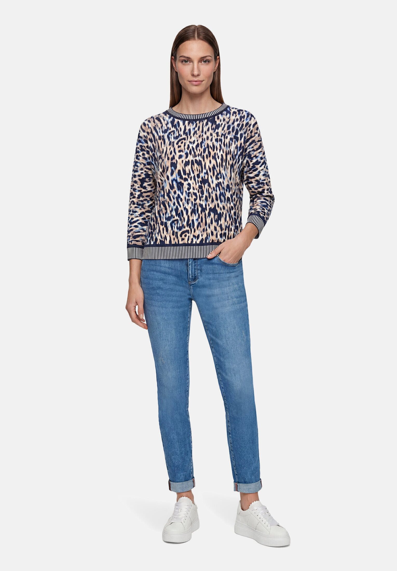 Betty Barclay Strickpullover Damen mit Tunnelzug (1-tlg)
