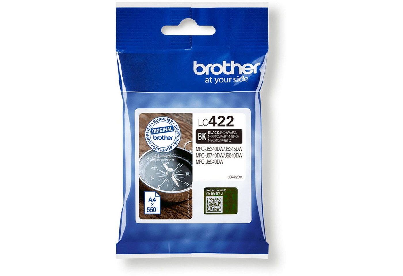 Thumbnail - Brother Brother Tinte schwarz LC-422BK Tintenpatrone