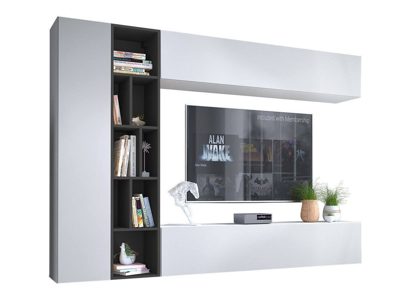 MIRJAN24 Wohnwand Kodita, (Komplett-Set, 3x Hängeschrank, günstig online kaufen
