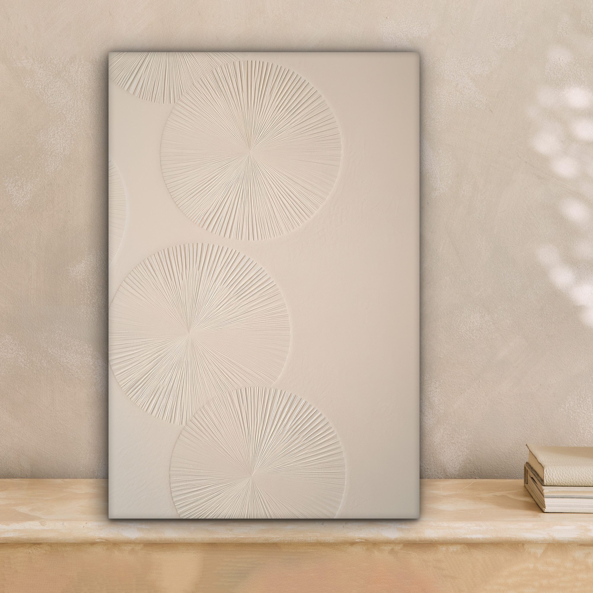 OneMillionCanvasses® Leinwandbild Japandi - Beige - günstig online kaufen