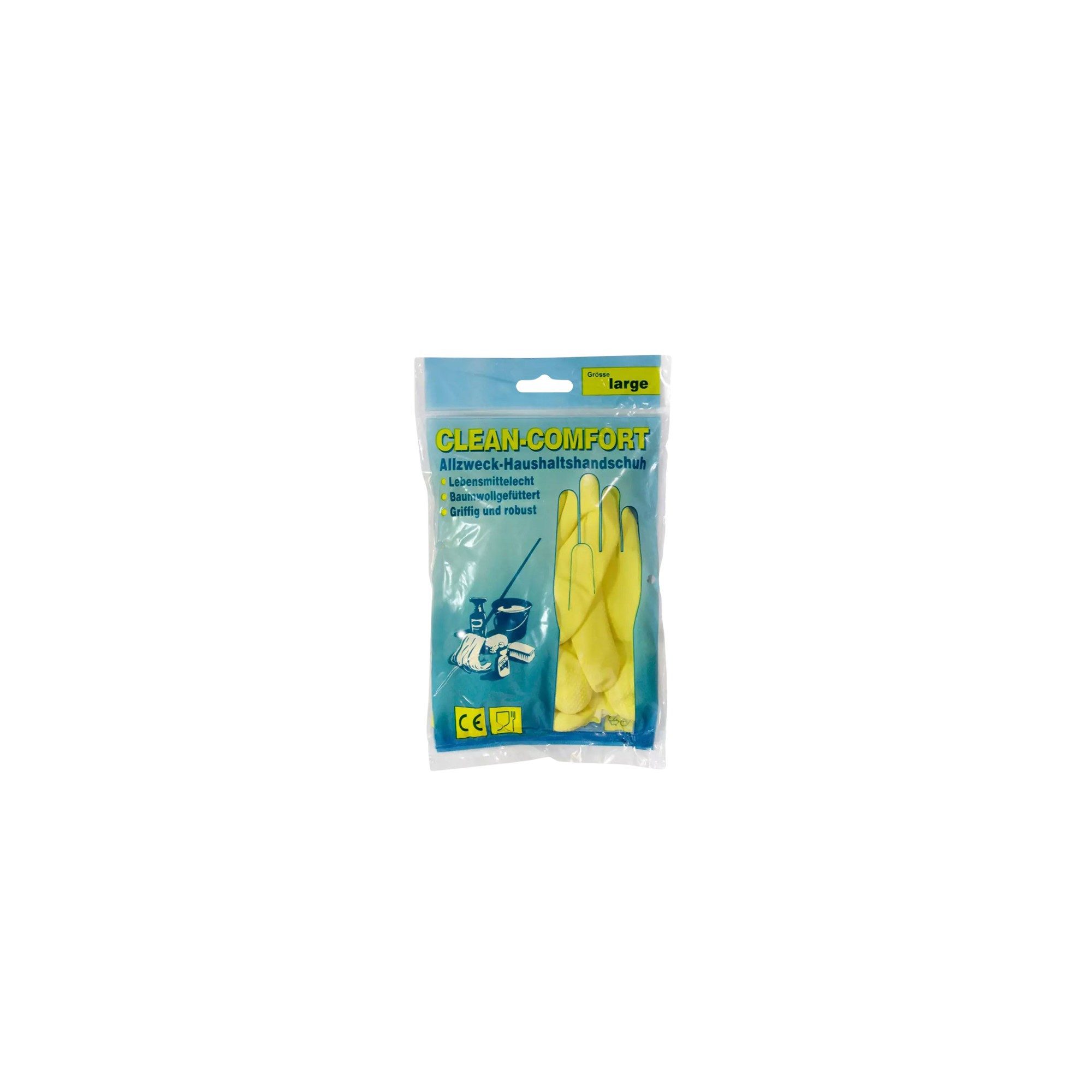 AMPri Latexhandschuhe Clean-Comfort - Latex-Haushaltshandschuh (1-St)