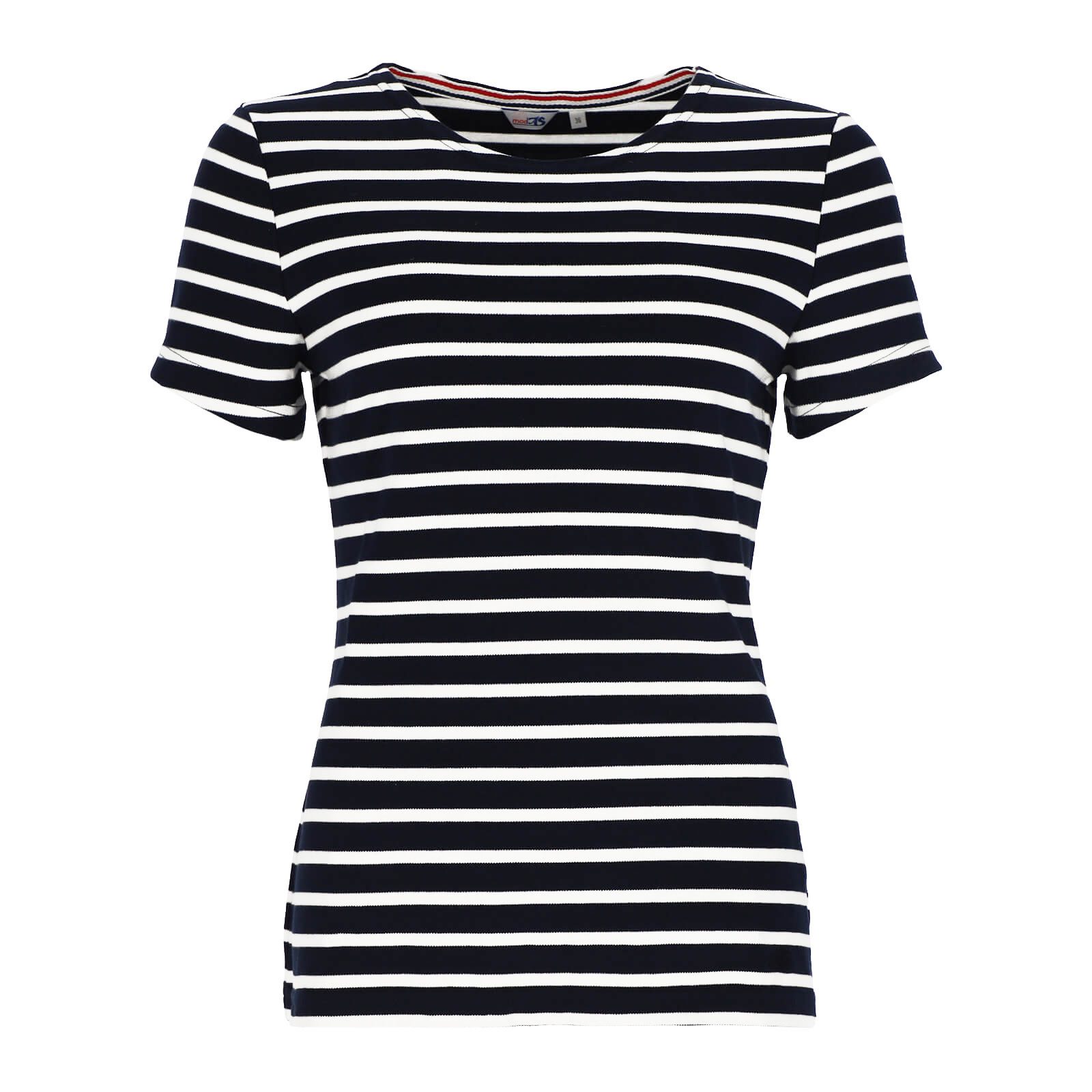 modAS Rundhalsshirt Bretonisches Damenshirt T-Shirt mit günstig online kaufen