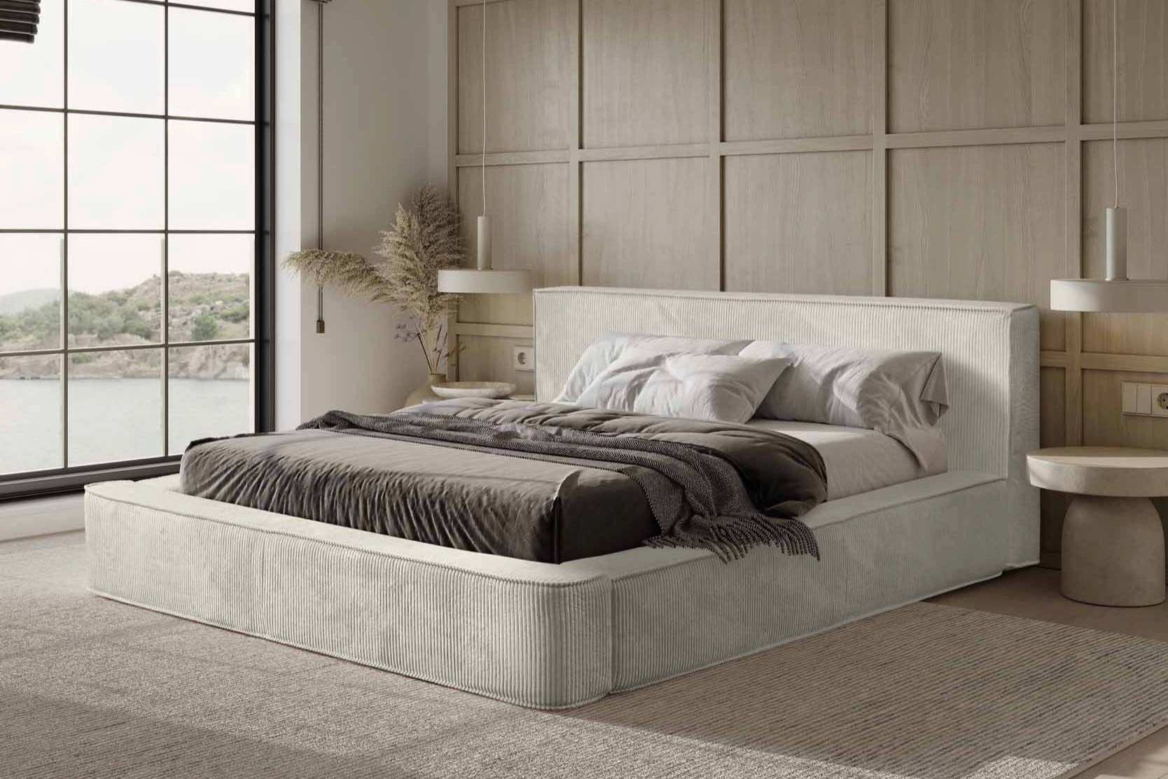 Luxusbetten24 Polsterbett Designer Polsterbett Harmon, mit günstig online kaufen