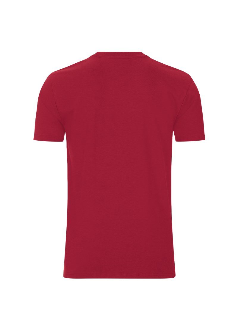 Biobaumwolle rubin-C2C Trigema 100% T-Shirt aus T-Shirt TRIGEMA