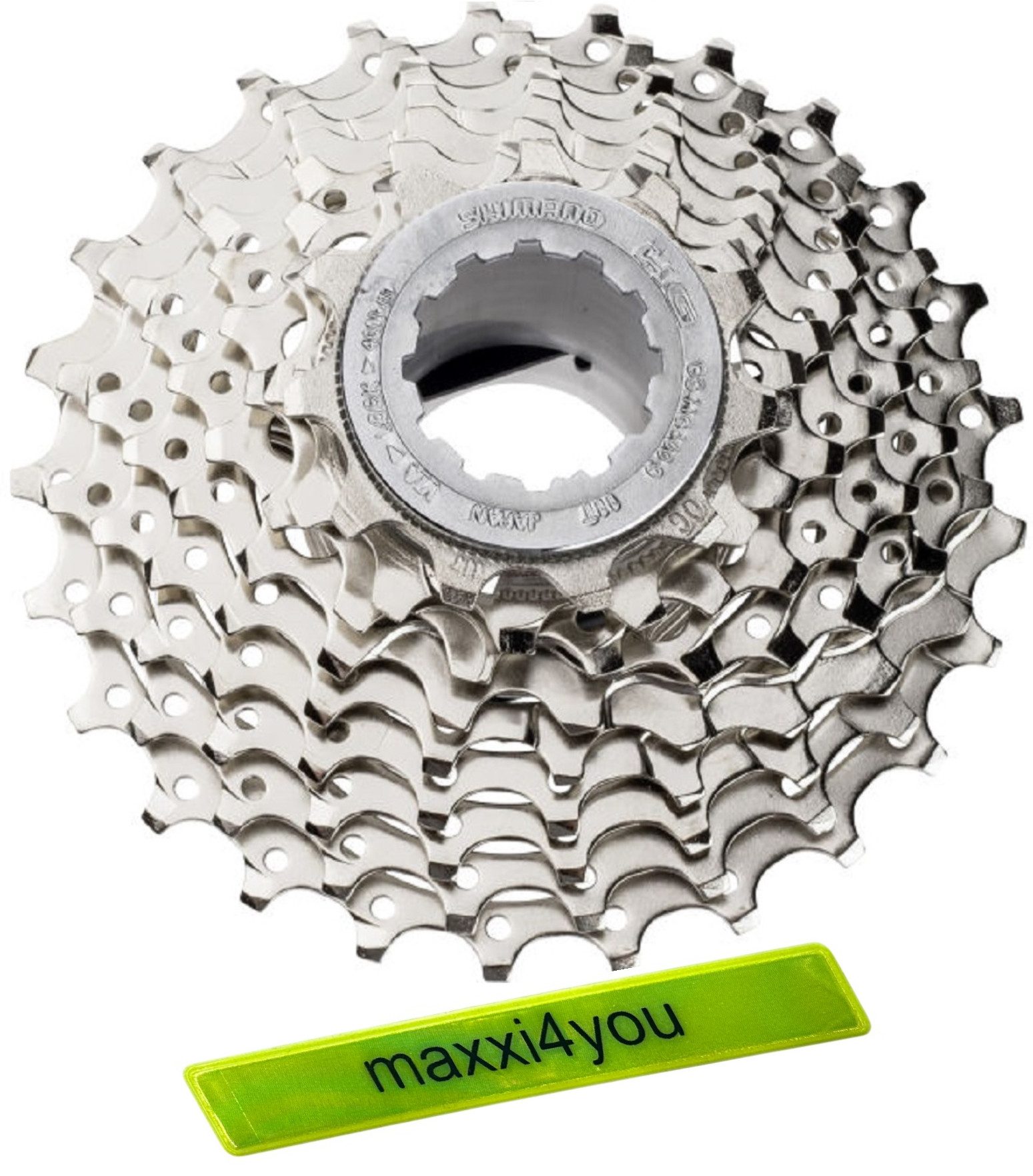 Zahnkranz Shimano Sora Kassette CS-HG400-9 / 9-Fach 11-25 Zähne inkl. Reflexband