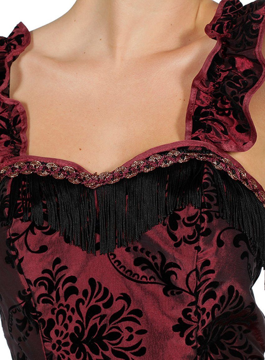 Metamorph Kostüm Western Saloon Girl, Burlesque-Look für die Tänzerin im Wilden Westen