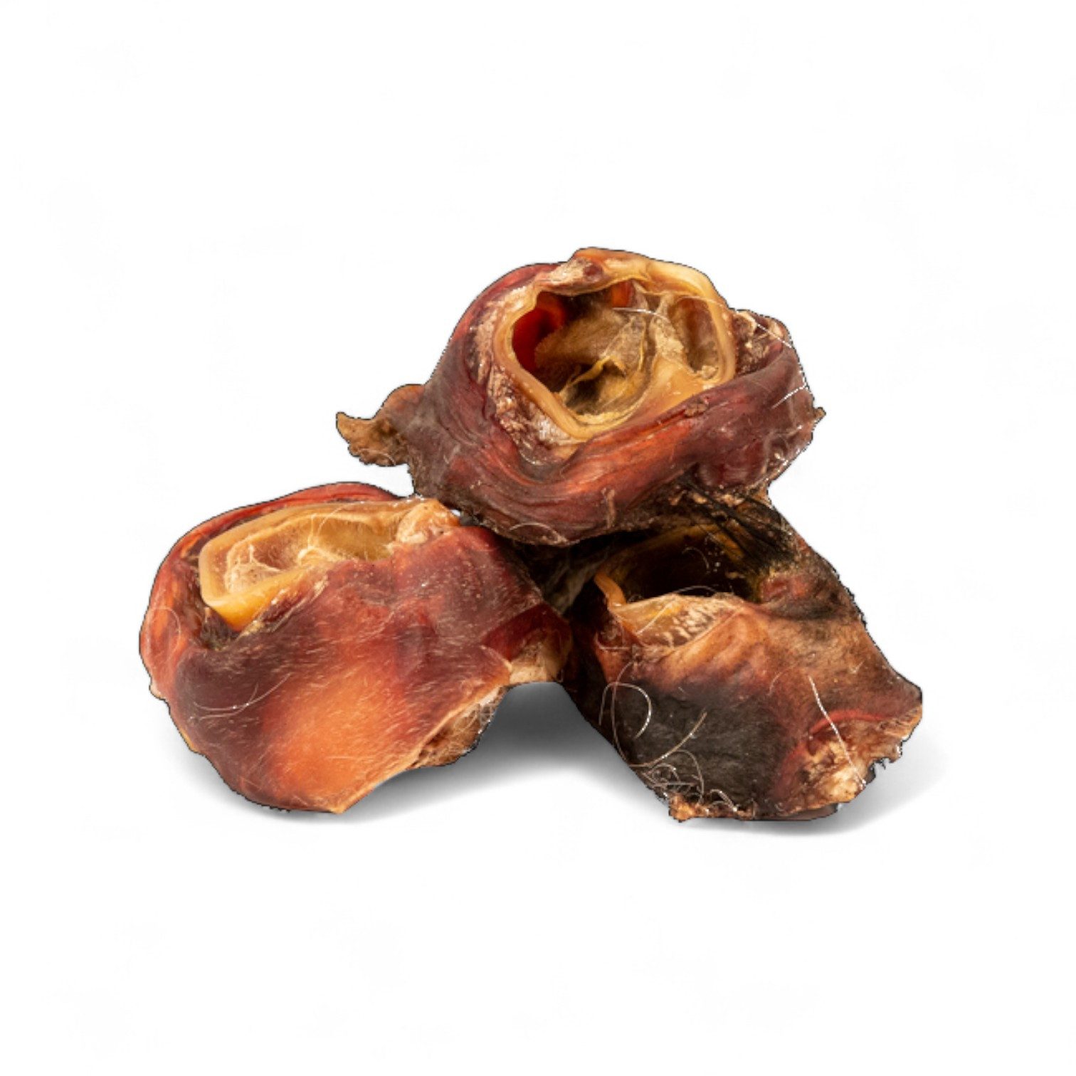 Breers Pet Food Rinderohrmuscheln getrocknet 250 Gramm Hundeleckerlie, Einzelfuttermittel für Hunde für: Hunde, Harter Kauartikel, Leckerli getreidefrei, Hundesnack zuckerfrei