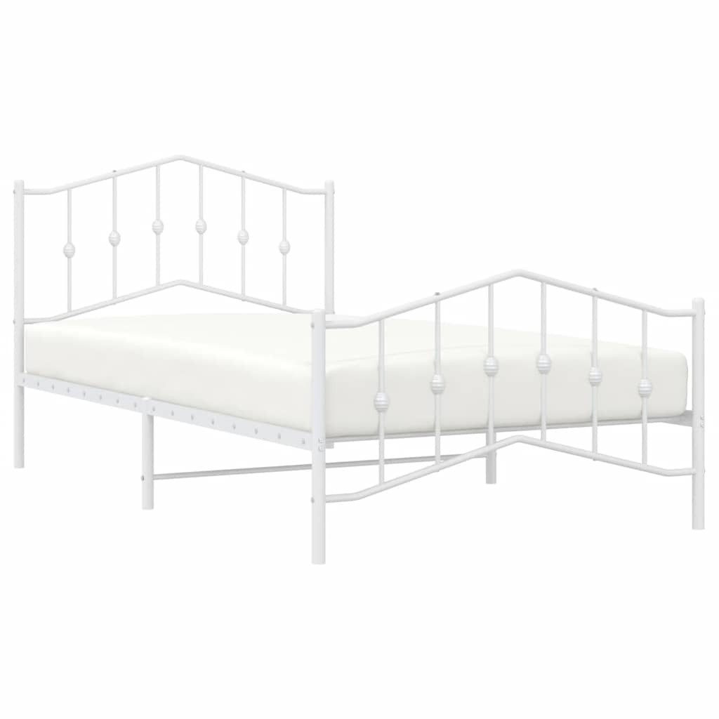 vidaXL Bett Bettgestell mit Kopf- und günstig online kaufen