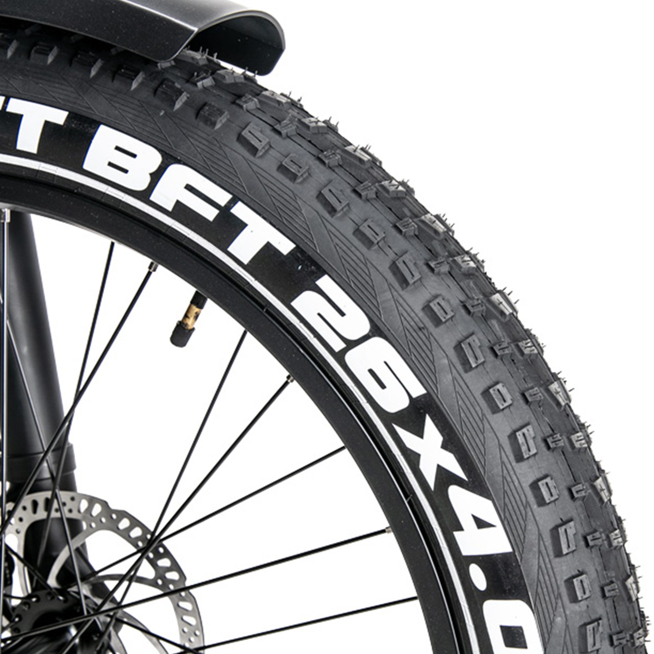 JOBOBIKE E-Bike Mountainbike 26x4,0 Zoll, 80 Nm, Apex, max. 140km, für Stadt, Berg und Gelände, 7 Gang Shimano, Kettenschaltung, Heckmotor, 672 Wh, 5 Stufen, Bremslicht, Elektrofahrrad, hydr. Scheibenbremse, ab 165 cm