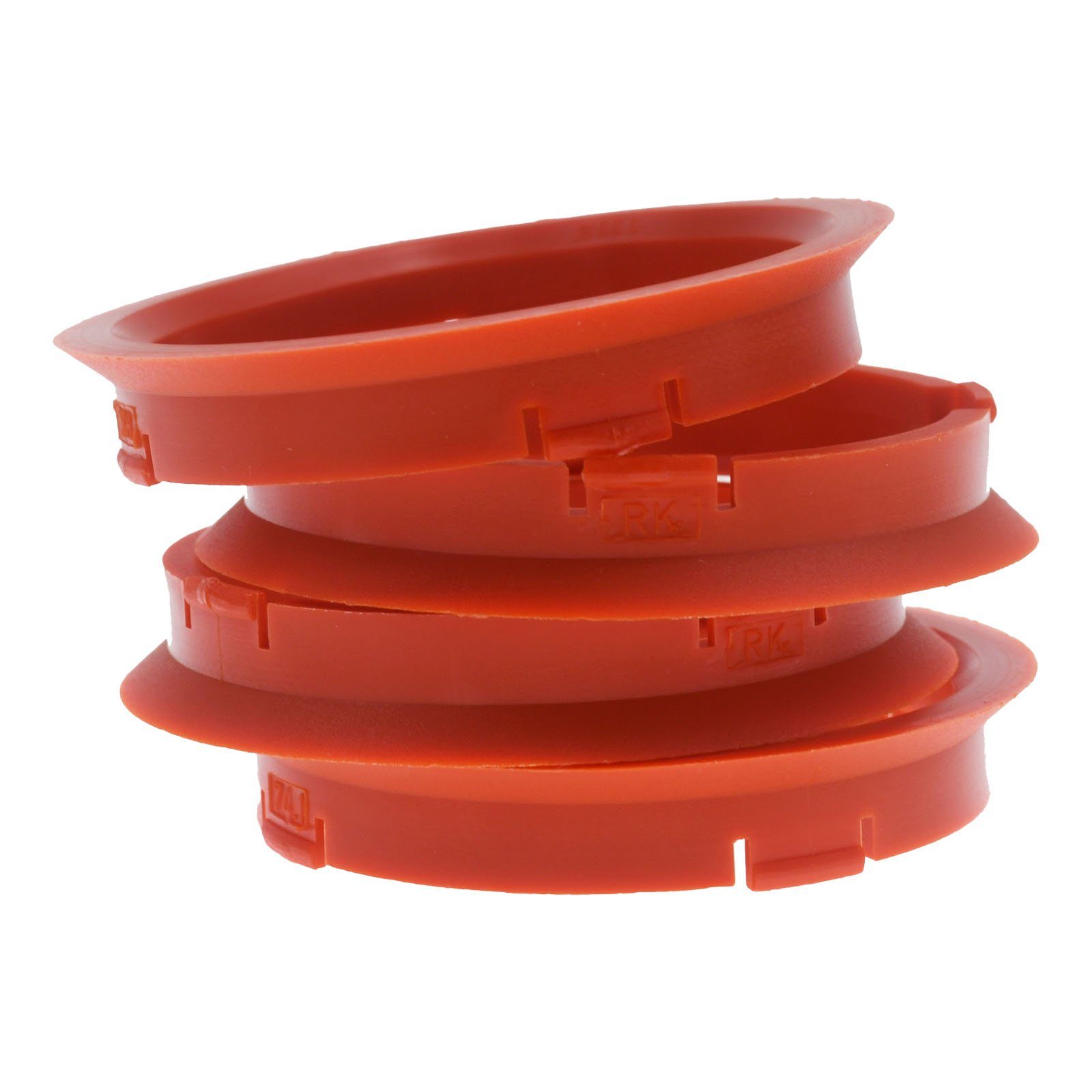 RKC Reifenstift Orange Maße: Kreide Fett 74,1 4X Stift, mm Reifen 1x x Zentrierringe + 66,6 Felgen Ringe