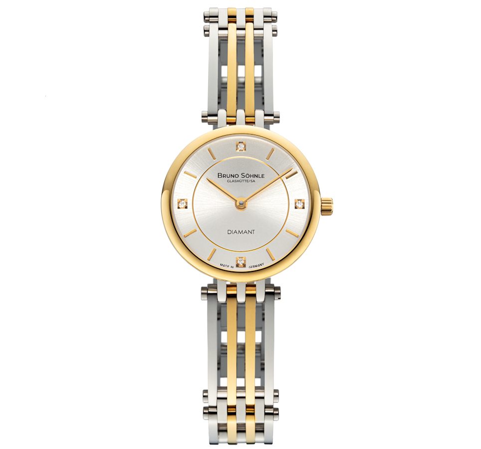 BRUNO SÖHNLE Quarzuhr Damenuhr Glashütte Bruno Söhnle Latina 2 Bicolor