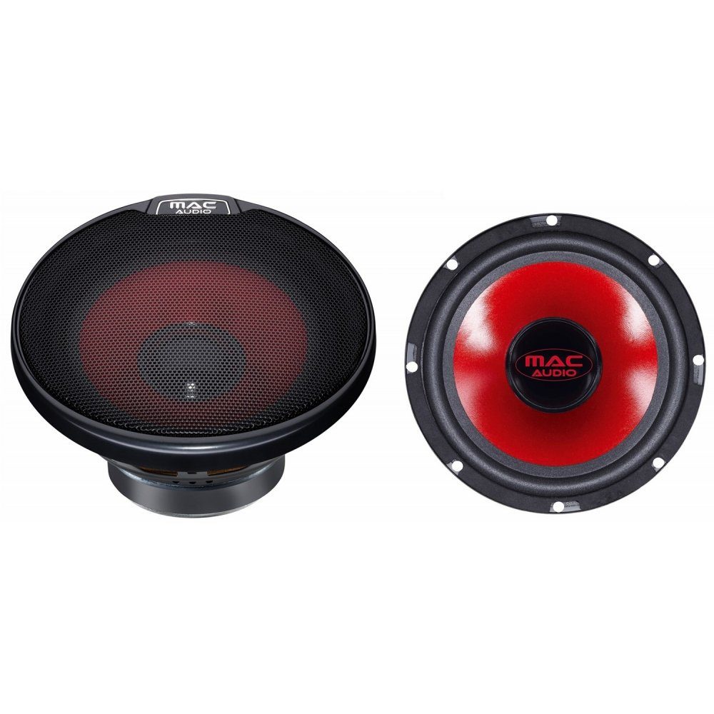 Mac Audio 2.16 RED Attack Lautsprecher Auto-Lautsprecher schwarz - 2-Wege 
