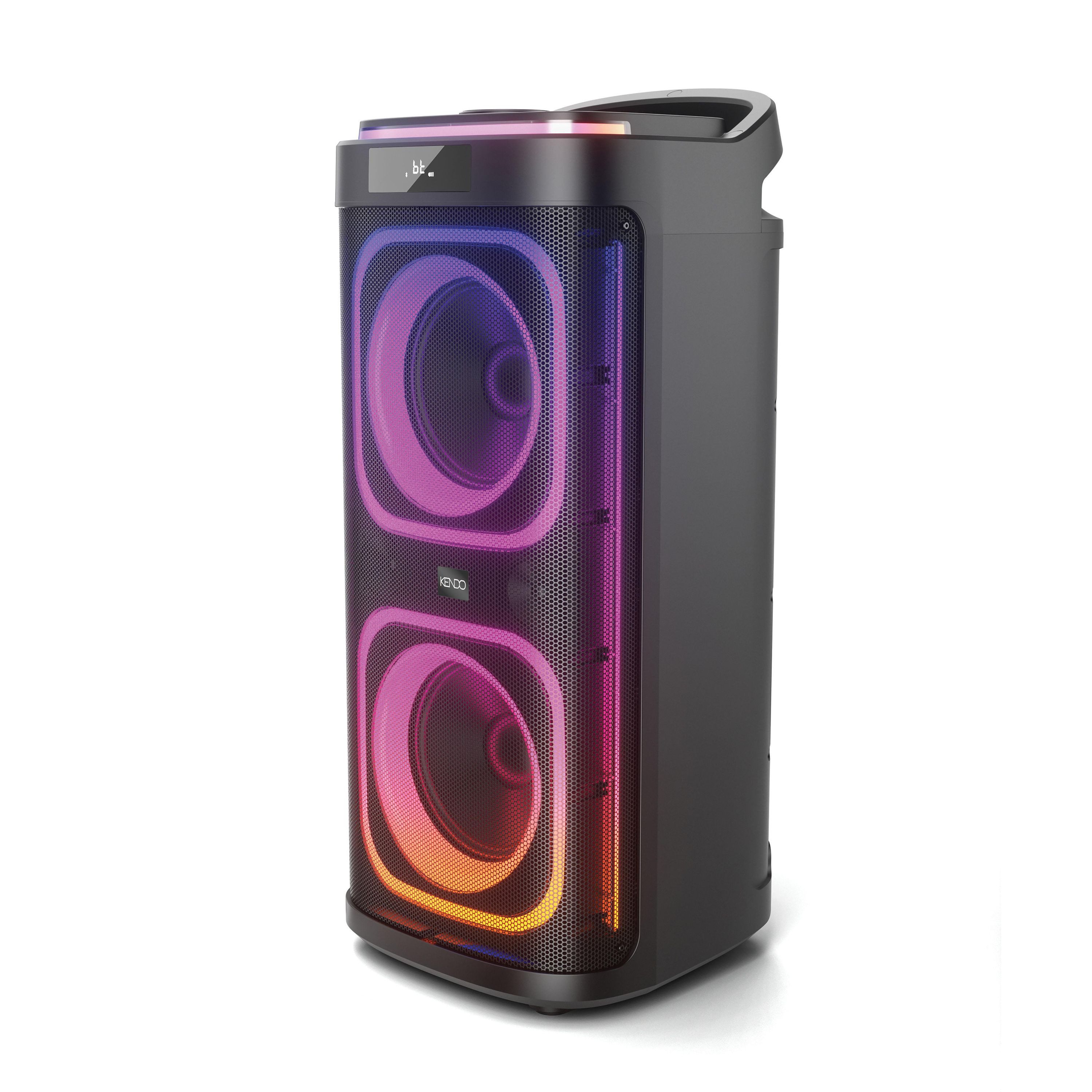 Kendo Partybox Club XL 25EX Lautsprecher (Leistungsstarker Partylautsprecher mit LED-Display)
