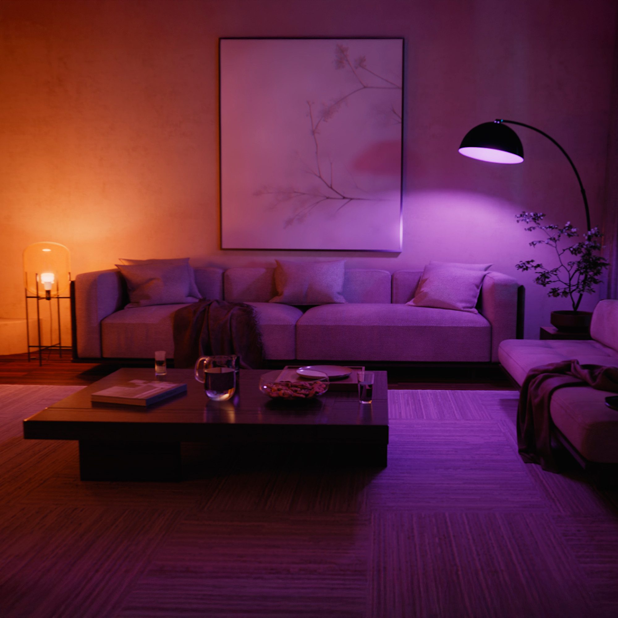 Philips Hue LED-Leuchtmittel White and Color Ambiance 1100lm smarte Lampe, E27, 1 St., Farbwechsler, Vollspektrumlicht 1000K-20000K – Bild 5 von 5
