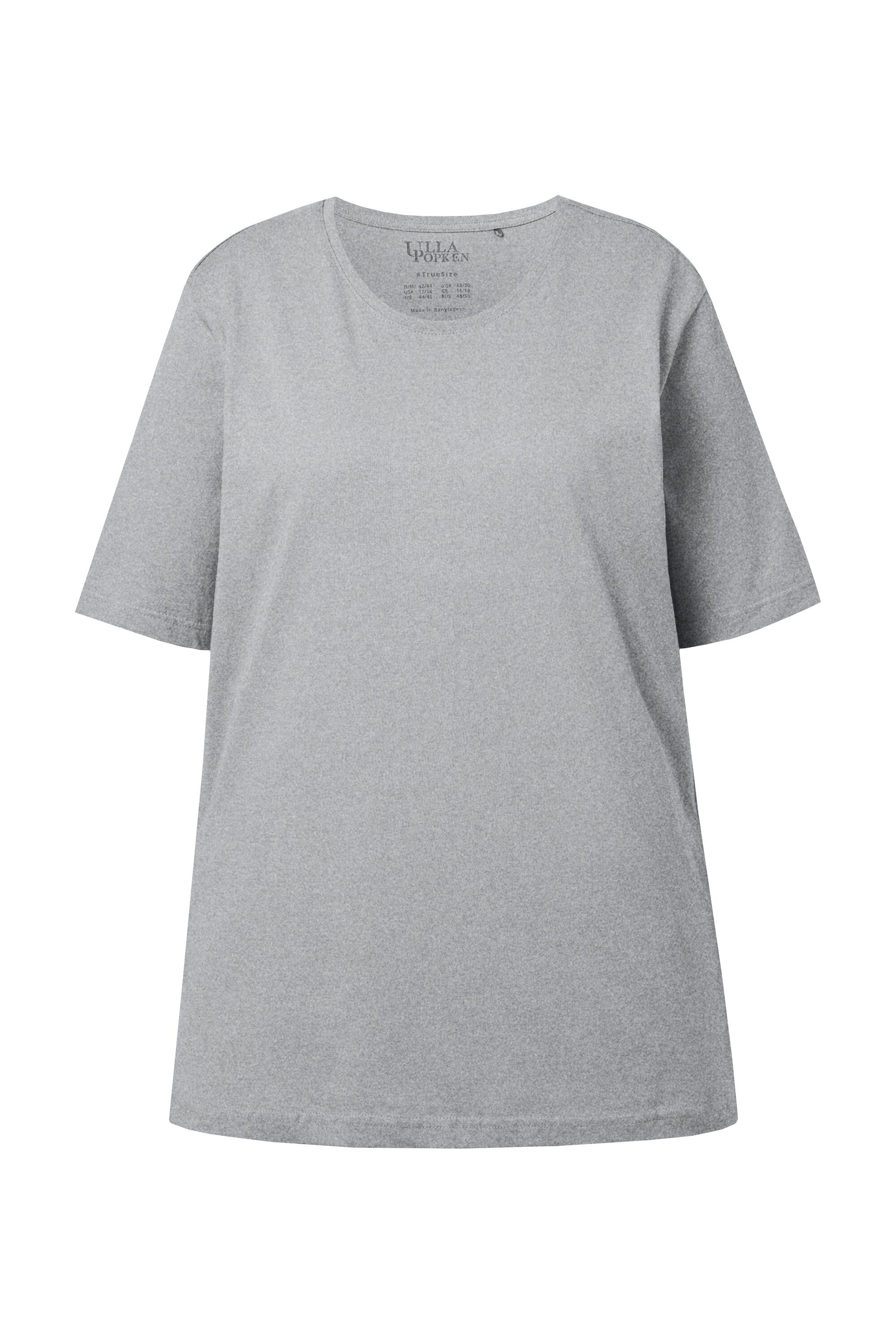 Ulla Popken T-Shirt T-Shirt Rundhalsausschnitt Relaxed günstig online kaufen