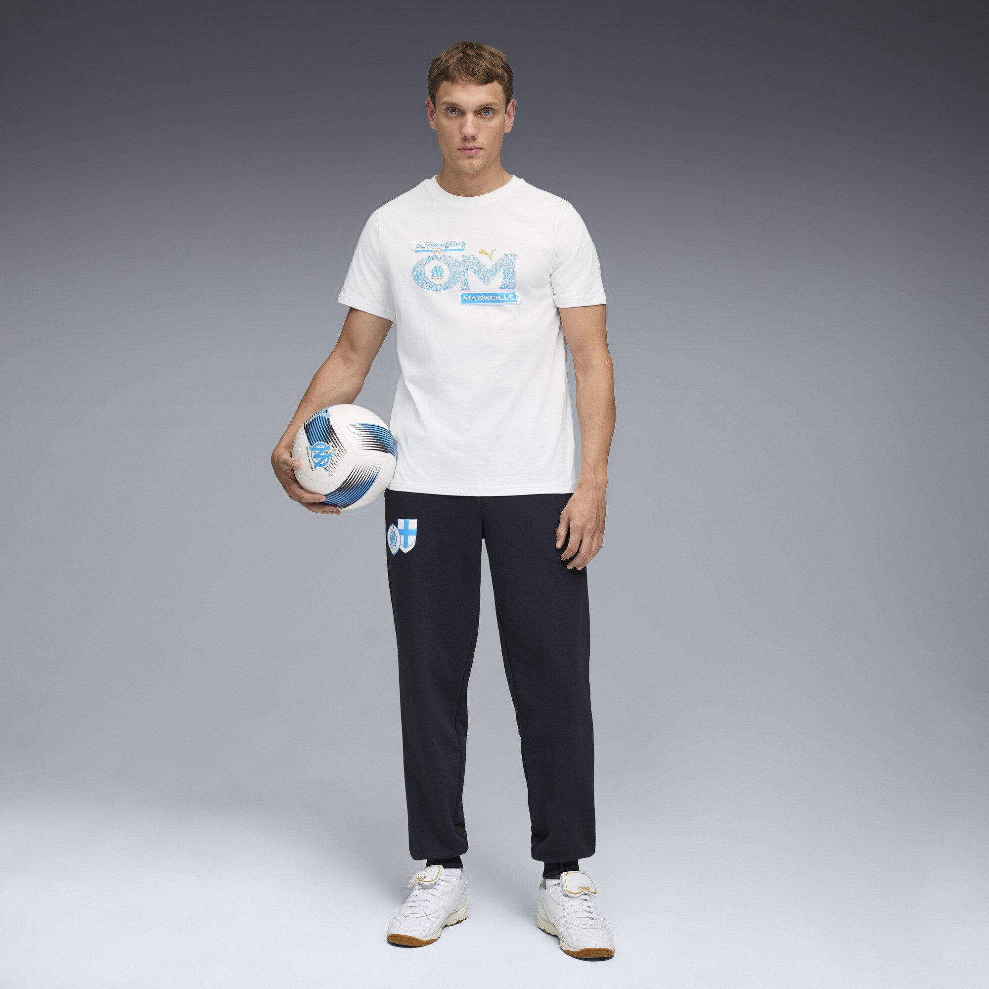 PUMA Sporthose Olympique de Marseille FtblCulture Jogginghose Herren