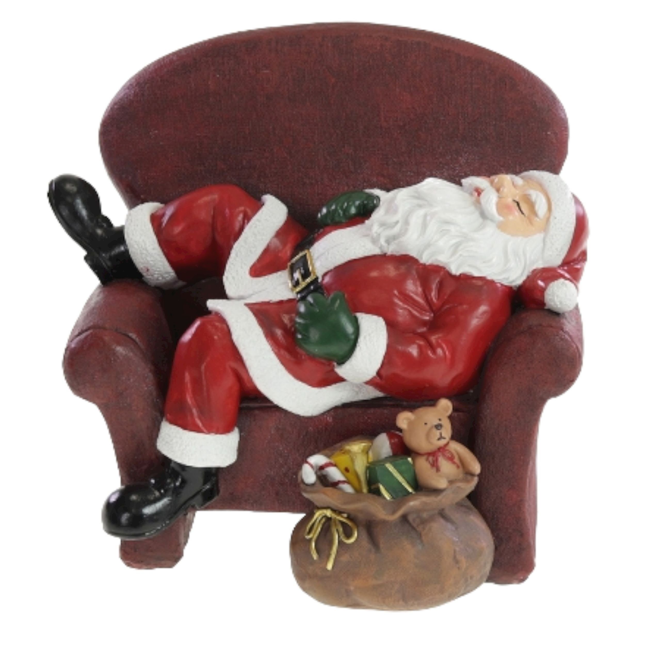 Werner Voß Weihnachtsmann Schlafender Weihnachtsmann Santa auf Sofa 23cm