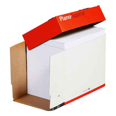 PLANO Druckerpapier Superior, Format DIN A4, 80 g/m², 165 CIE, 2500 Blatt