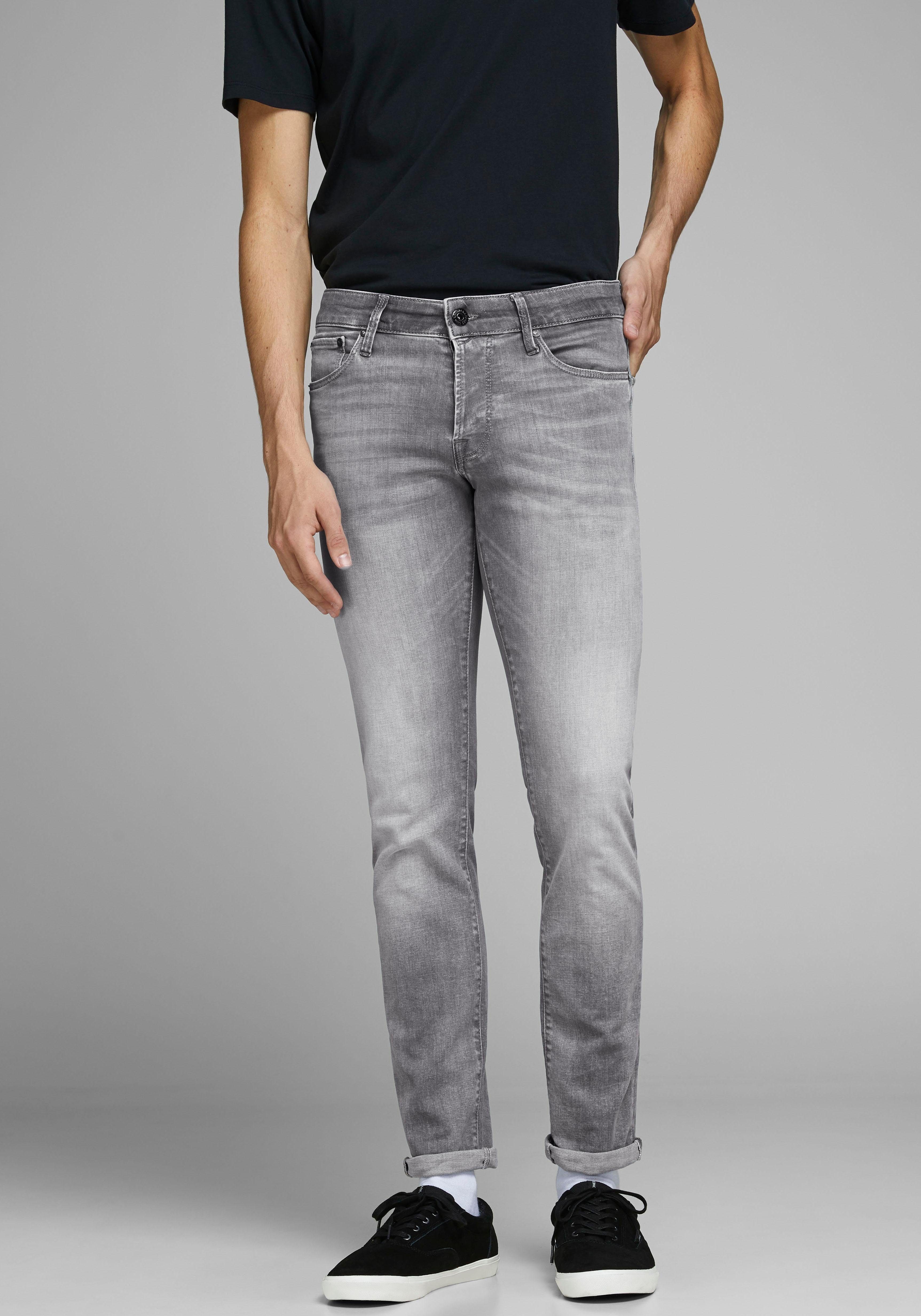 Jones GLENN Jack ICON Slim-fit-Jeans & grey-denim