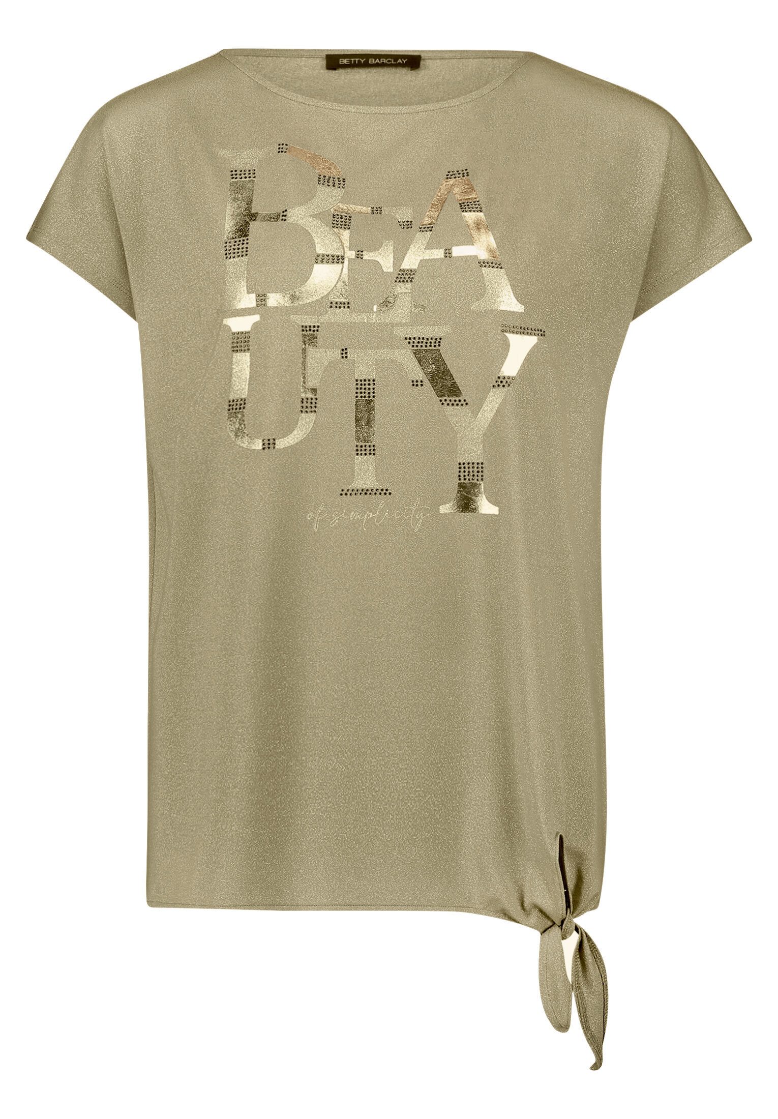 Betty Barclay Kurzarmshirt Damen mit Schleifenknoten (1-tlg)