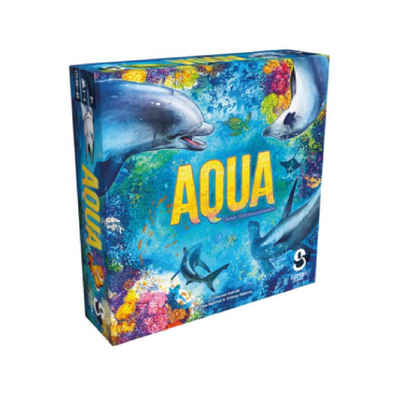 Asmodee Spiel, Familienspiel SIDD0001 - Aqua: Bunte Unterwasserwelten, Brettspiel,..., Strategiespiel