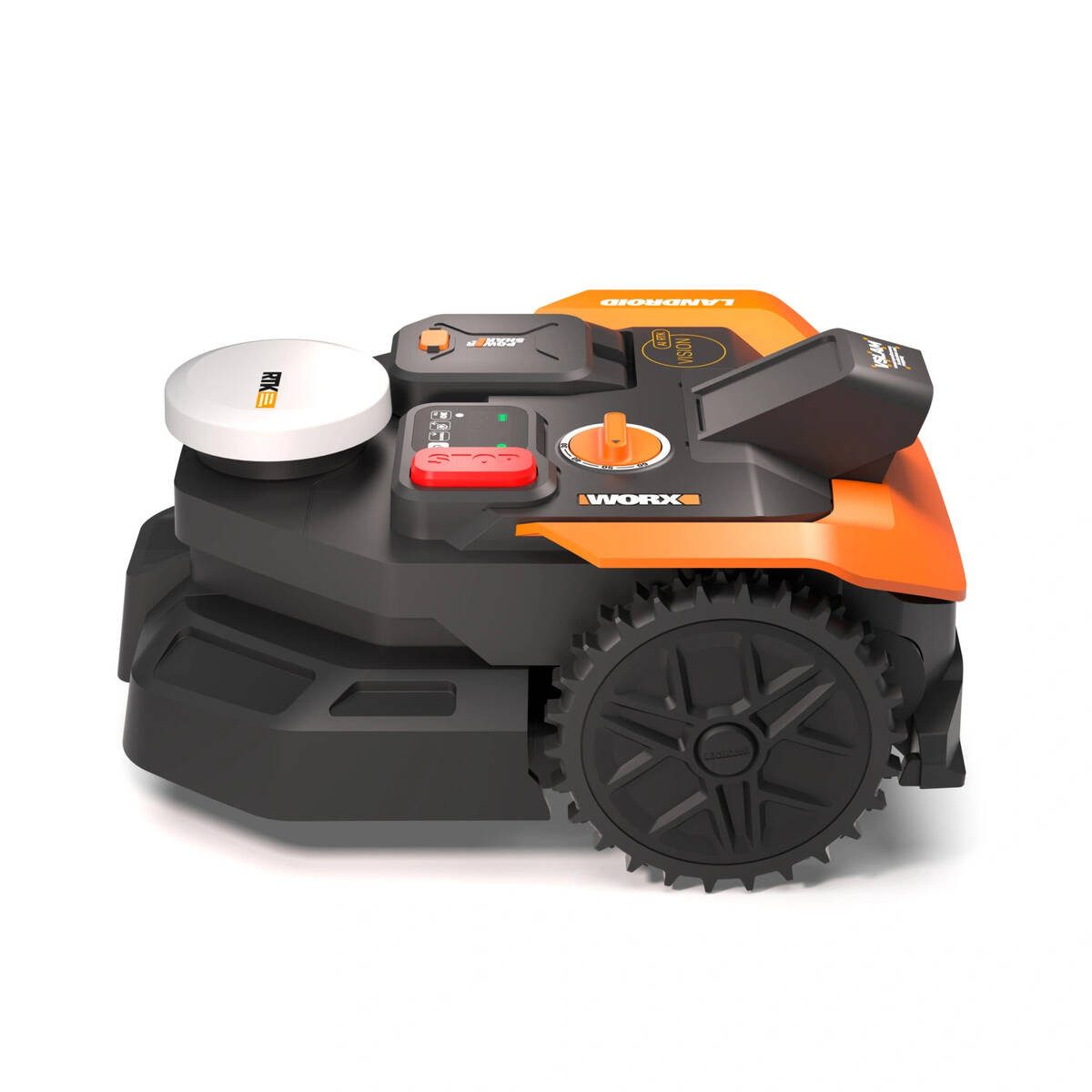 Worx Rasenmähroboter Landroid Vision Cloud S300, (Komplett-Set, inkl. Akku, Ladestation, 6 Ersatzklingen), KI, PIN-Sicherheitscode, Wi-Fi, RTK, V-SLAM