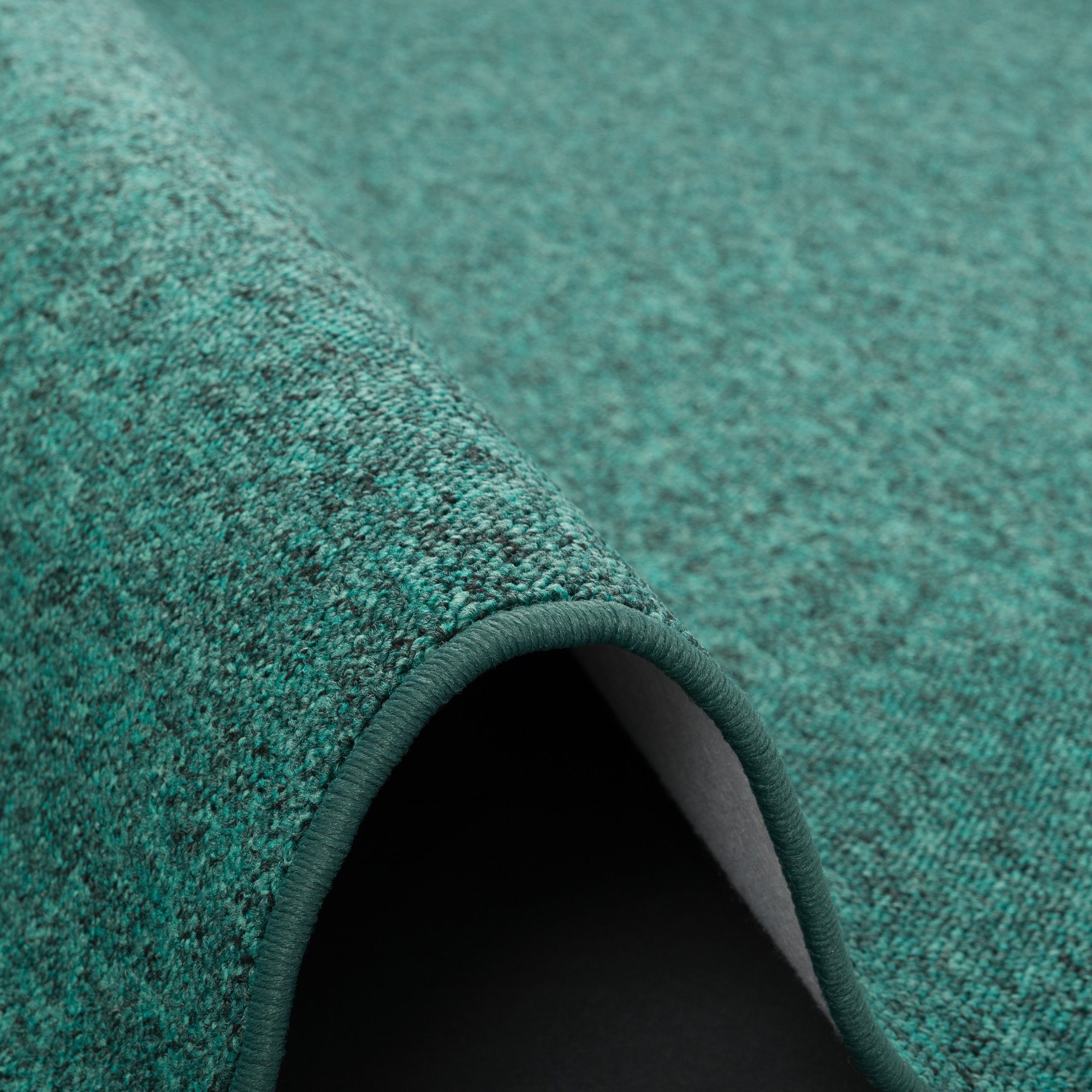 Snapstyle Veloursteppich Feinschlingen Velour Teppich Strong Rund, Rund, Höhe: 5 mm – Bild 3 von 5