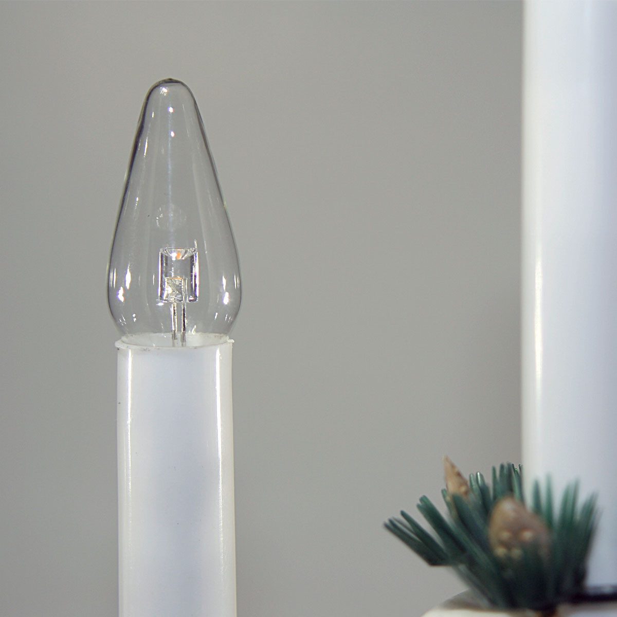 STAR TRADING LED-Leuchtmittel 3er Pack E10 Leuchtmittel spitz klar, 10-55V, 0,2W, warmweiß