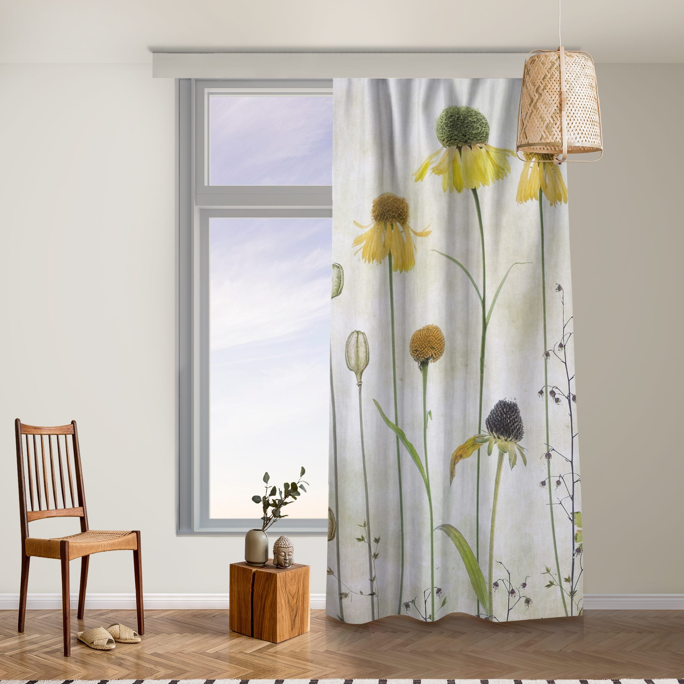Bilderdepot24 Vorhang Gardine Natur Tropisch Zarte günstig online kaufen
