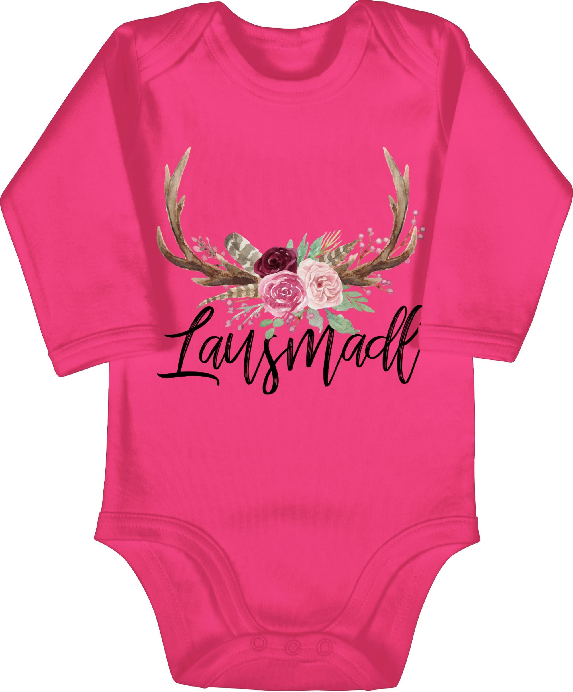 Shirtracer Shirtbody Lausmadl Hirschgeweih I Mode für Oktoberfest Baby Outfit