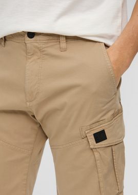 s.Oliver Bermudas Relaxed: Cargo-Bermuda mit Garment Dye