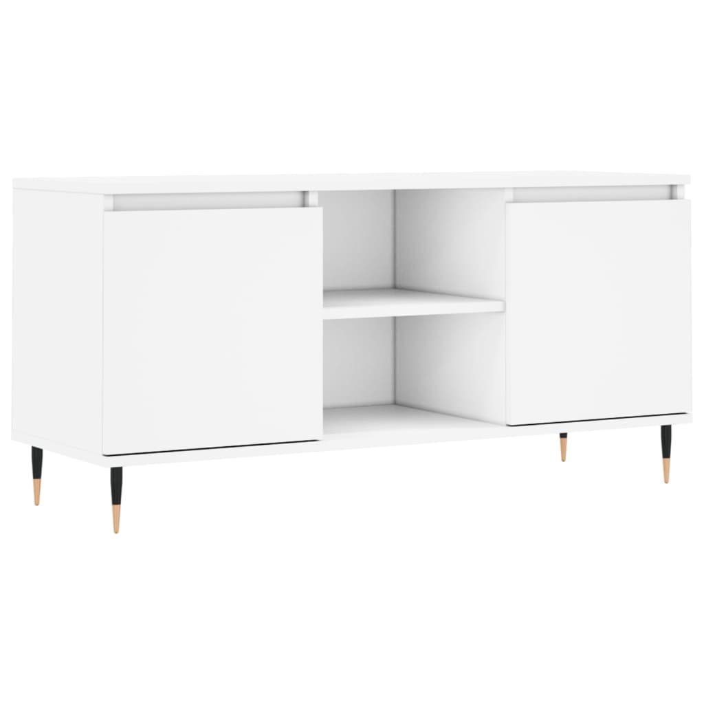 TV-Schrank TV-Schrank Weiß 104x35x50 cm Holzwerkstoff
