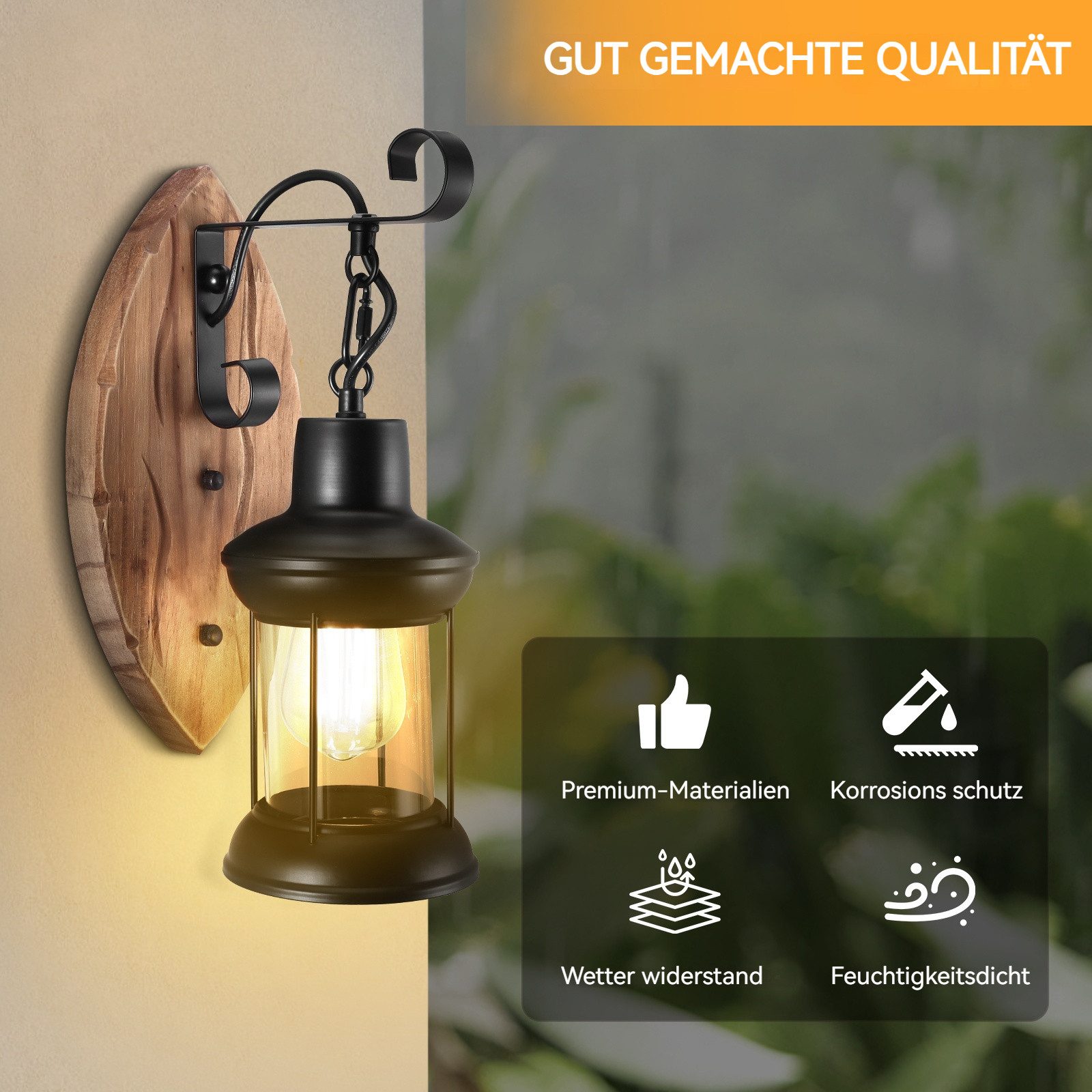 BlingBin Wandleuchte Vintage Retro Wandlampe Nostalgische günstig online kaufen