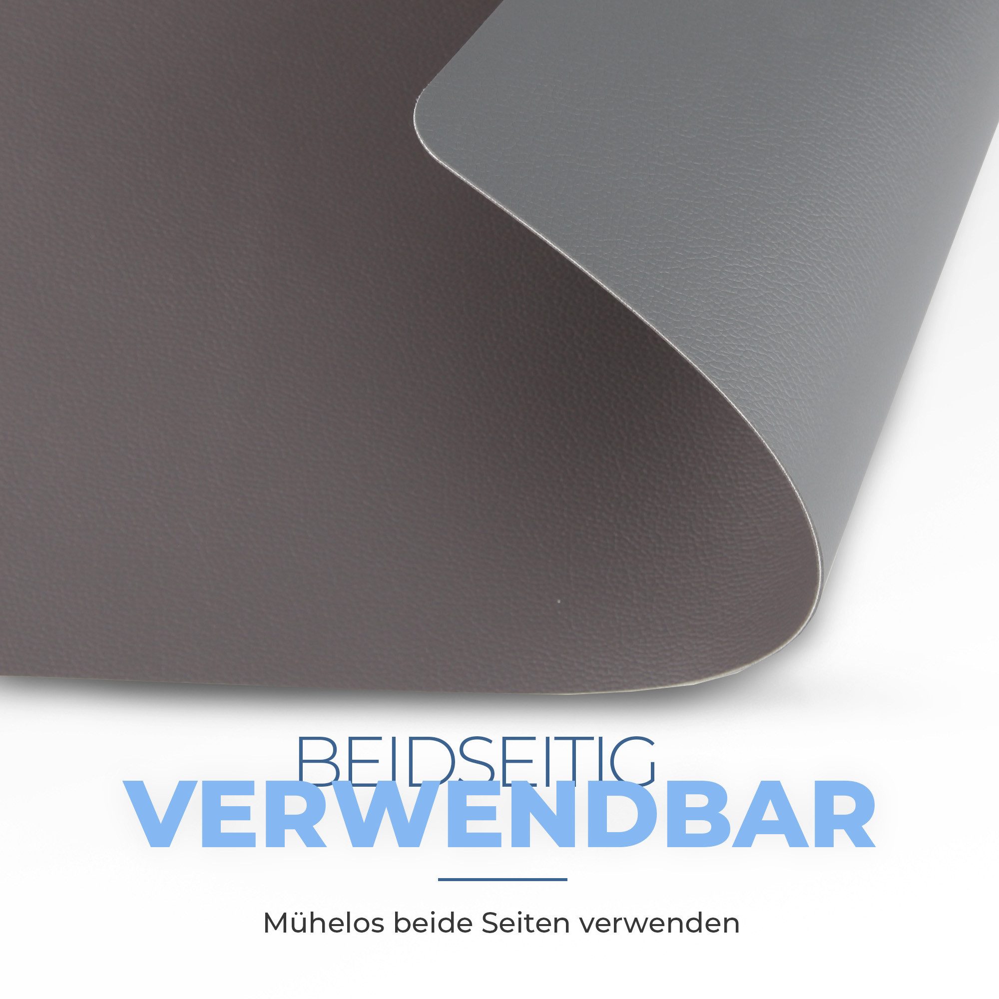 Bestlivings Platzset Kunstleder Uni/Struktur, (6-St), Tischset, abwischbare günstig online kaufen