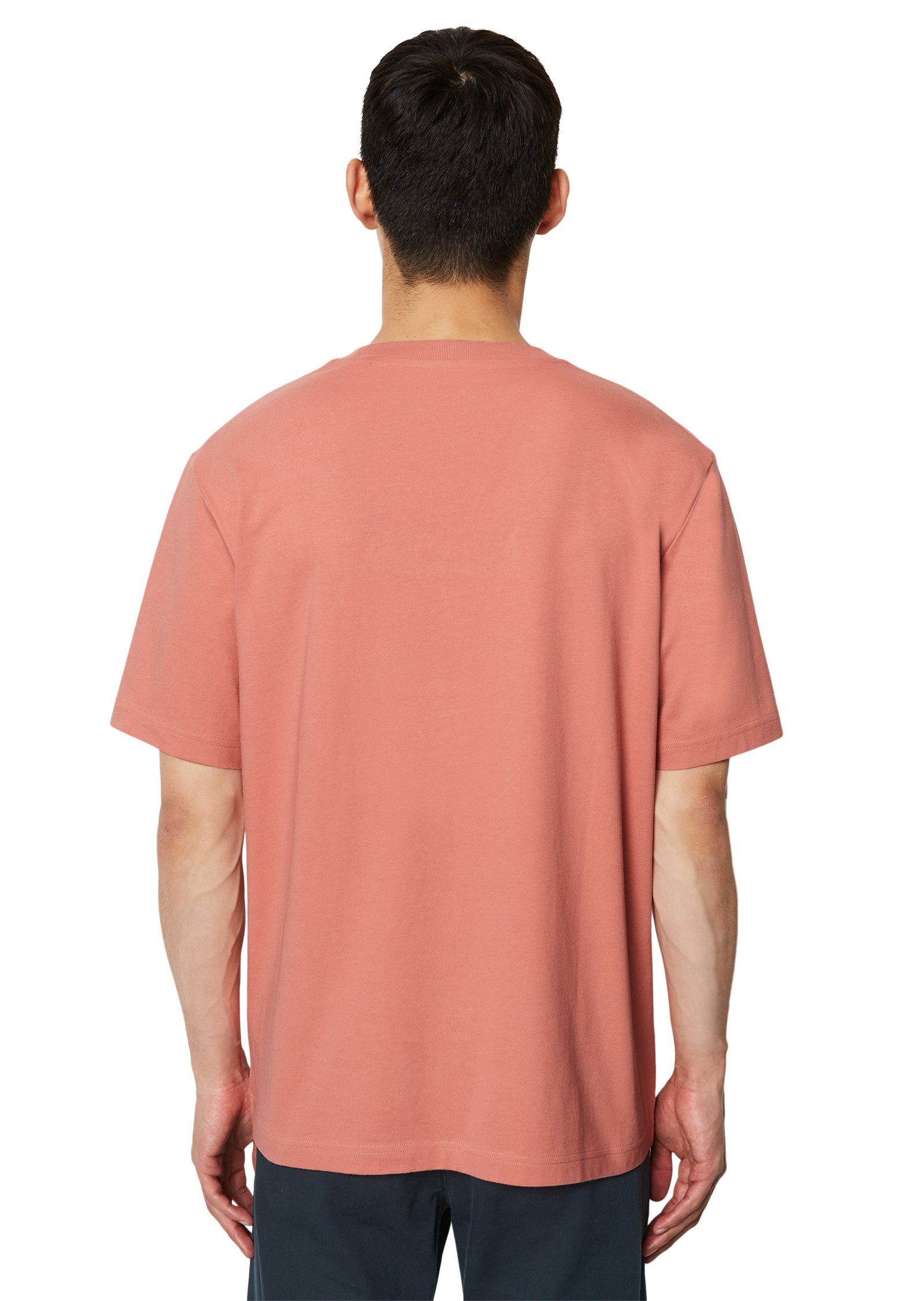 mittelschwerem O'Polo aus rot Marc Bio-Baumwoll-Jersey T-Shirt