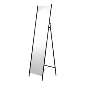 en.casa Standspiegel, »Martano« Spiegel mit Metallrahmen 160 x 42.5 cm Schwarz