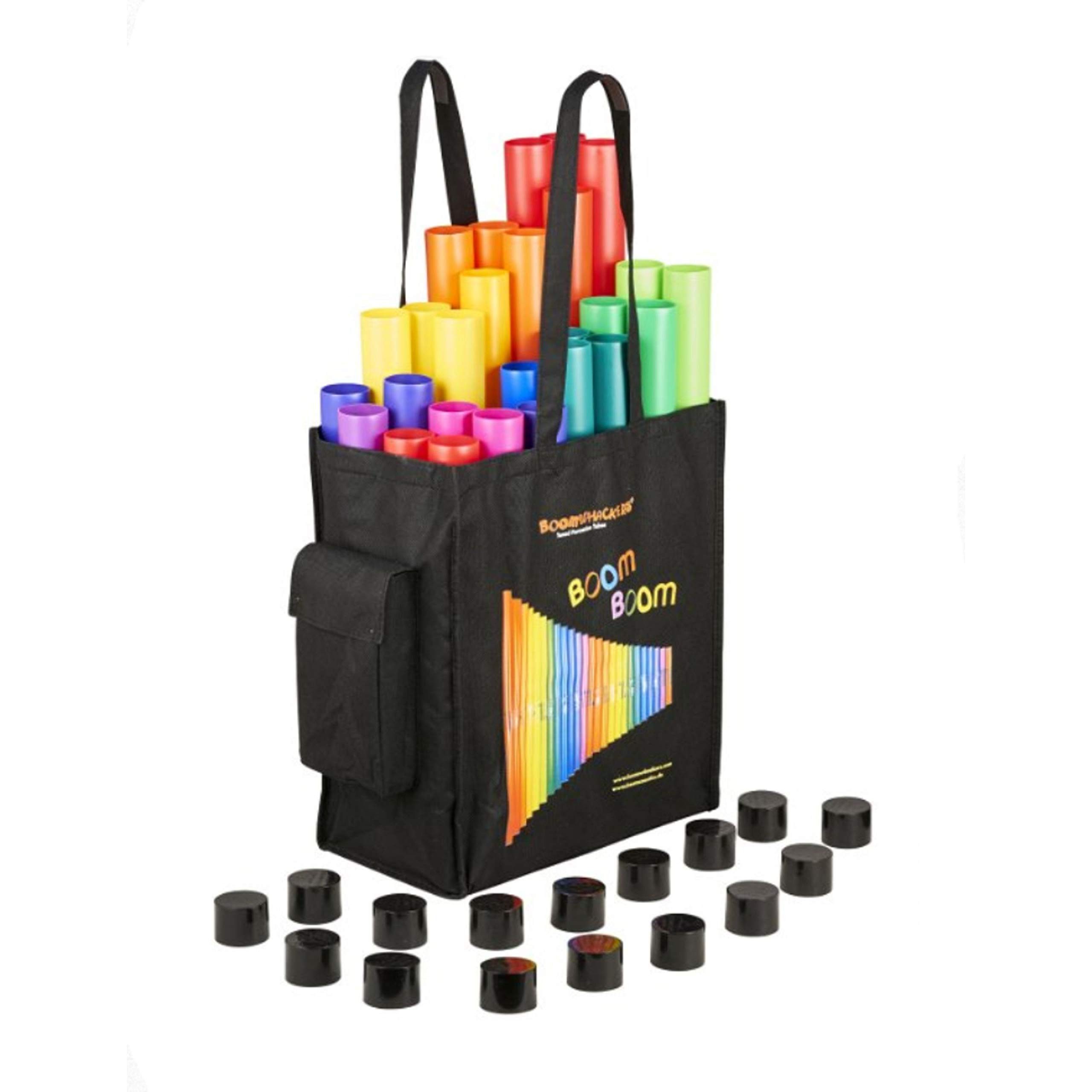 Boomwhackers Boomwhacker,Basic School Set SET04 incl. Tasche, Drums for Kids, Hand Percussion, Basic School Set SET04 incl. Tasche - Hand Percussion für Kinder