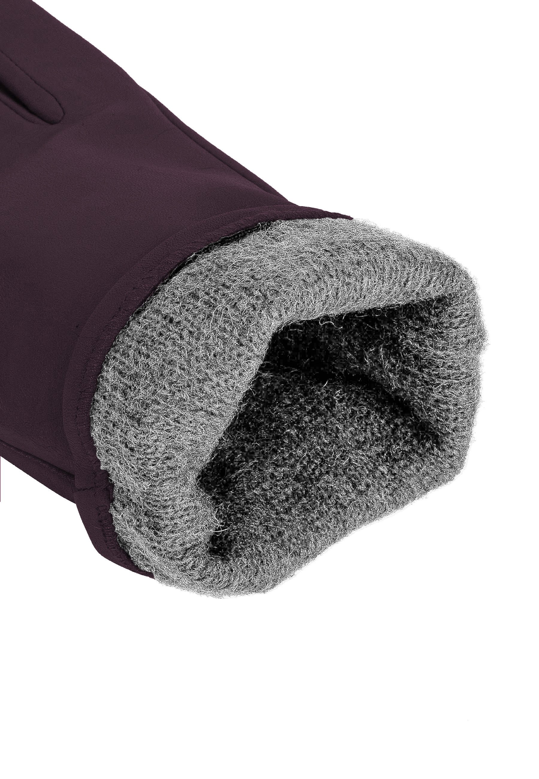 KESSLER Lederhandschuhe Style Chelsea (Paar, 1-St., Handschuhe) Leather Working Group zertifiziertes Leder, kuscheliges Strickfutter