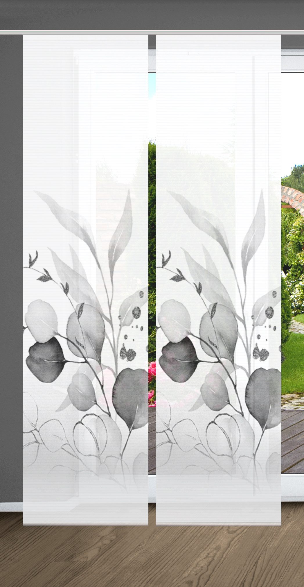 HOME in green Schiebegardine 84096 ABANIO günstig online kaufen