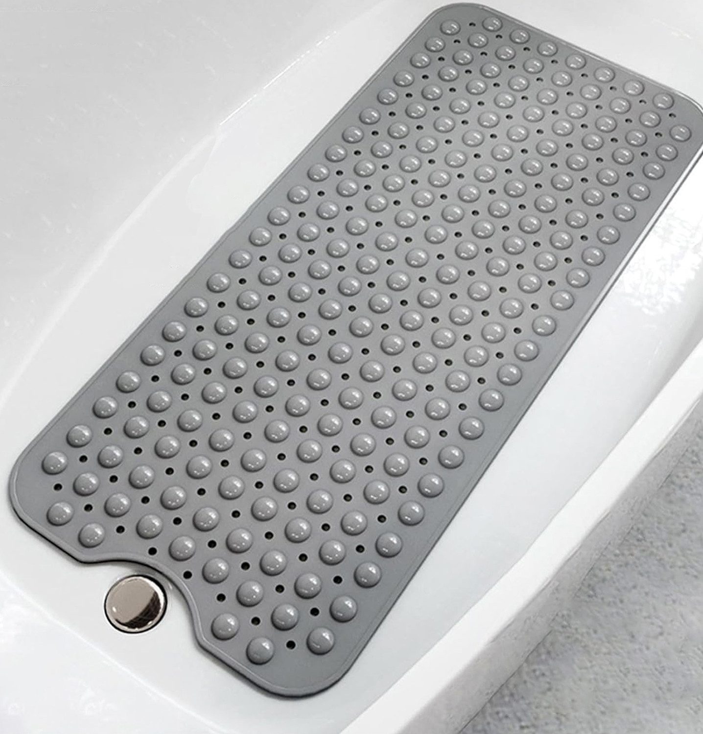 Futicare Wanneneinlage Badewannenmatte rutschfest B: 40 cm, L: 100 cm, Fußmassagematte, Rutschfest mit 200 Saugnäpfen, Waschmaschinenfest, Dusch- & Badematte