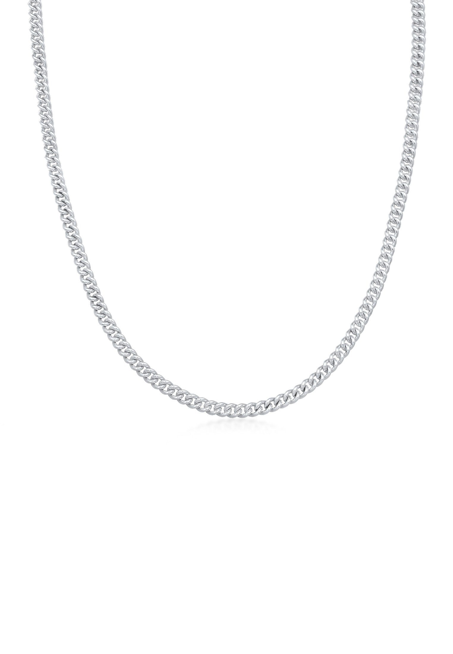 Silberkette Herren Rundpanzer Massiv 925 Silber