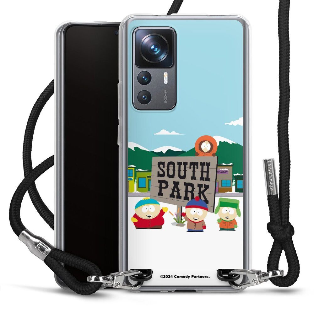 DeinDesign Handyhülle South Park Logo Offizielles Lizenzprodukt South Park Boys Logo, Xiaomi 12T 5G Handykette Hülle mit Band Case zum Umhängen