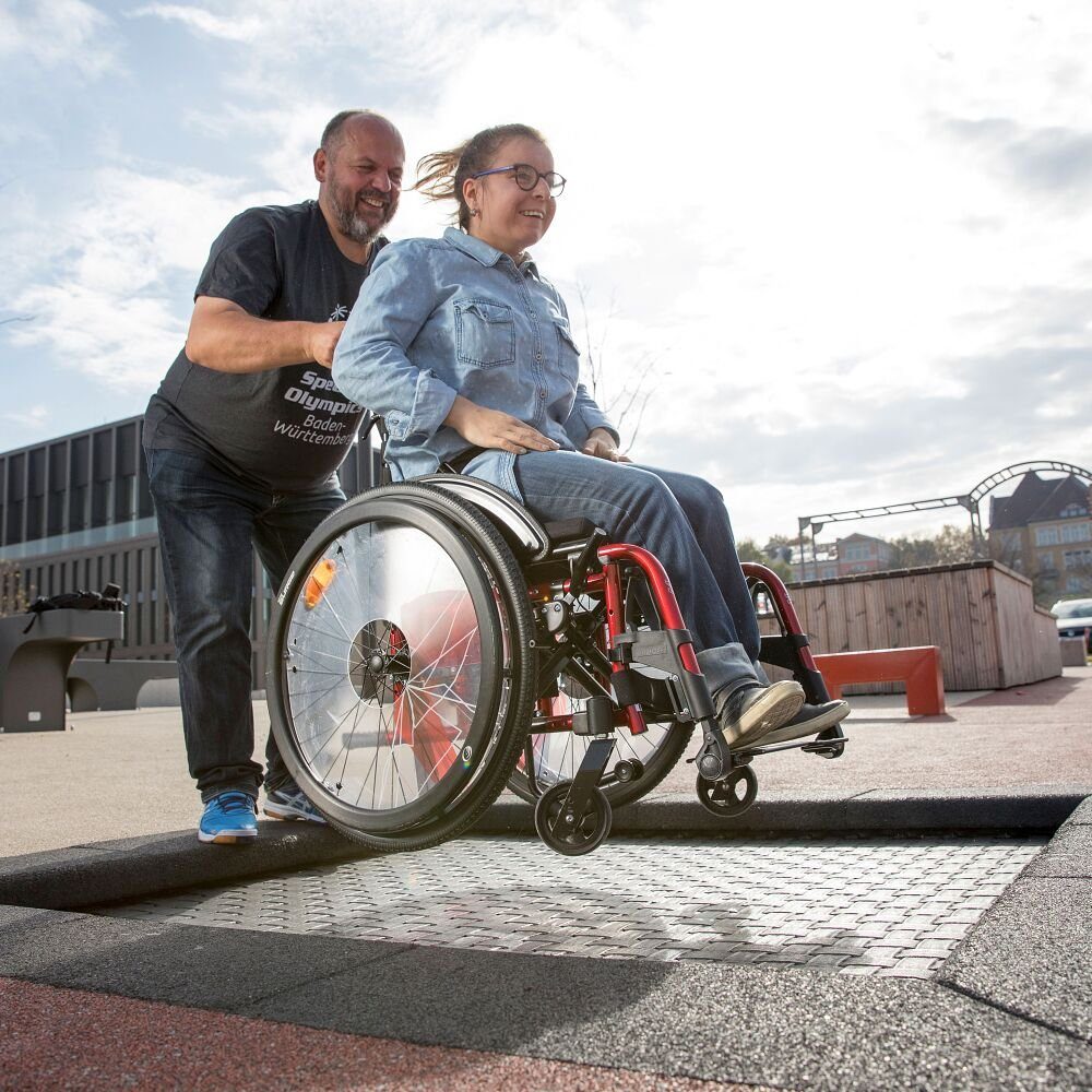 Eurotramp Gartentrampolin Bodentrampolin Playground Rollstuhl, Ideal für rollstuhlgerechte Einrichtungen